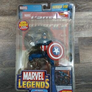 Marvel Legends Series VIII Captain America Figure with Shield